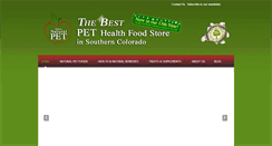 Desktop Screenshot of mikesnaturalpet.com